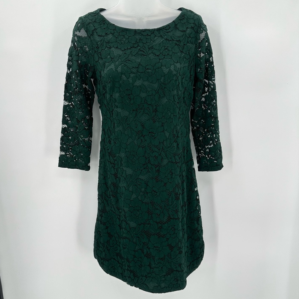 Vince Camuto Dress Women’s 4 Dark Green Place Minidress Semiformal Wedding Guest